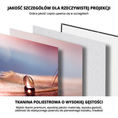 Przenośny Ekran Projekcyjny 180° z Żywymi Kolorami i Szybkim Montażem